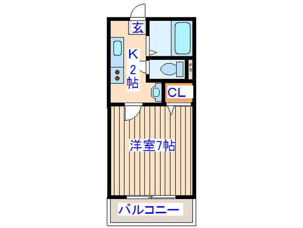 スカイヒルズ台原の物件間取画像